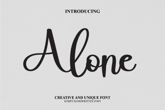 Alone Font