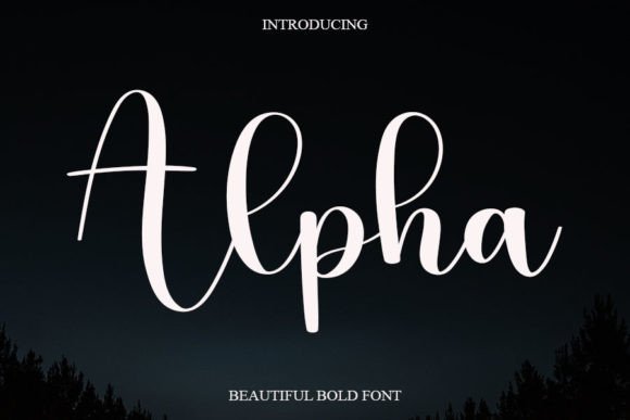 Alpha Font