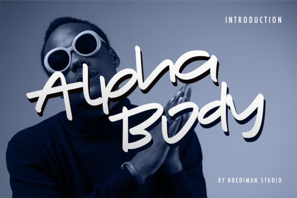 Alpha Body Font Alpha Body Font Poster 1