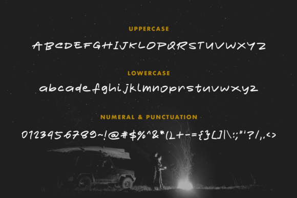 Alpha Body Font Poster 8