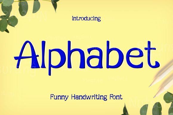Alphabet Font Poster 1