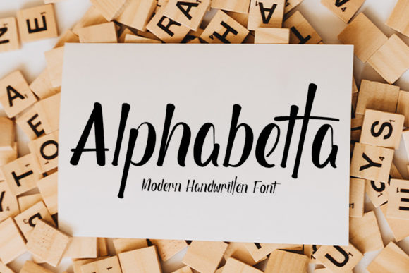 Alphabetta Font Poster 1