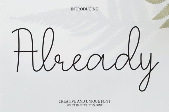 Already Font Poster 1