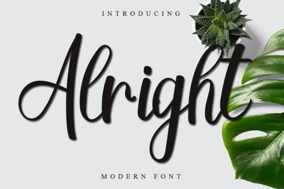 Alright Font