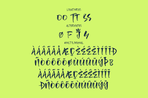 Althory Font Poster 14