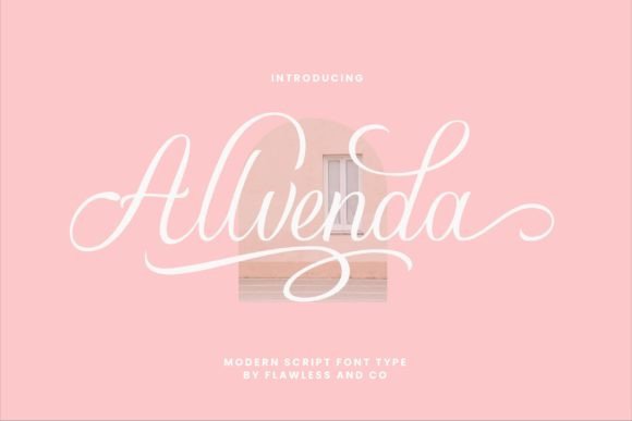 Alvenda Font Poster 1