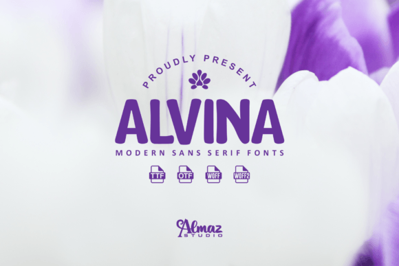 Alvina Font Alvina Font Poster 1