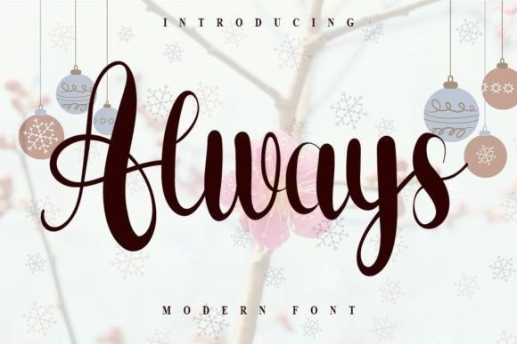 Always Font Poster 1