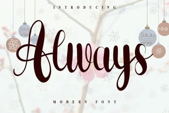 Always Font Always Font Poster 1