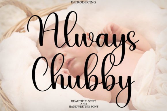 Always Chubby Font Poster 1