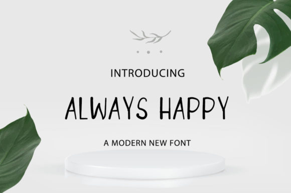 Always Happy Font Poster 1