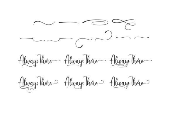 Always There Font Poster 8