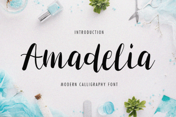 Amadelia Font Poster 1