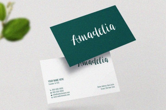 Amadelia Font Poster 4