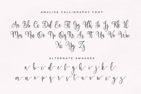 Amalisa Font Poster 10