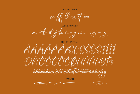 Amalynta Beauty Font Poster 14