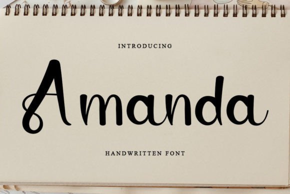 Amanda Font Poster 1