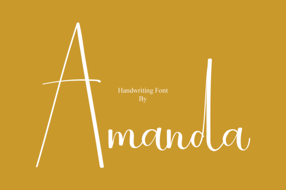 Amanda Font Poster 1