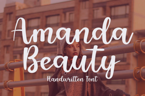 Amanda Beauty Font Poster 1