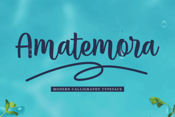 Amatemora Font Poster 1