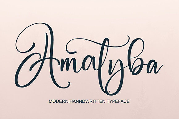 Amatyba Font Poster 1