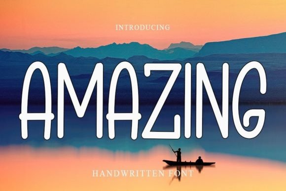 Amazing Font Poster 1