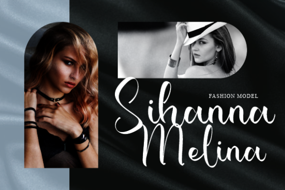 Amber Helena Font Poster 2