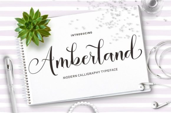 Amberland Font Poster 1