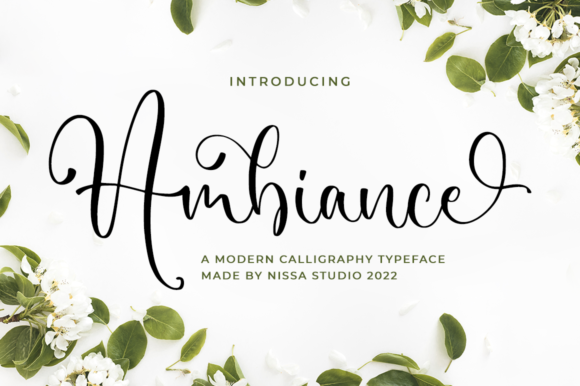 Ambiance Font Poster 1