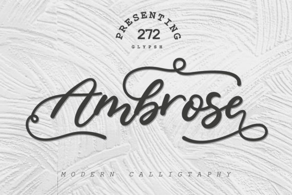 Ambrose Font Poster 1