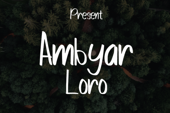 Ambyar Loro Font Poster 1