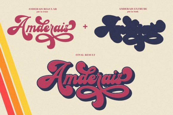 Amderais Font Poster 2