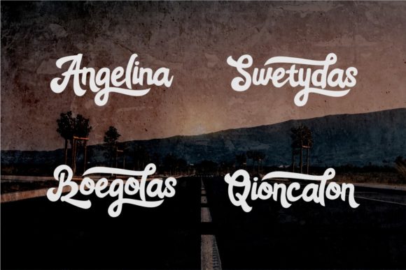 Amegach Font Poster 6