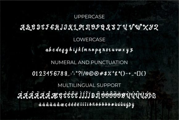 Amegach Font Poster 7