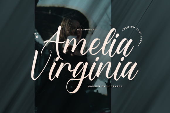 Amelia Virginia Font Poster 1