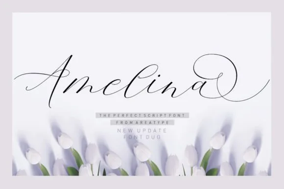 Amelina Duo Font Amelina Duo Font Poster 1