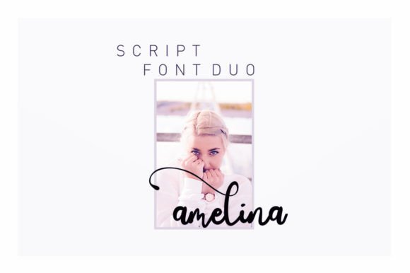 Amelina Duo Font Poster 9