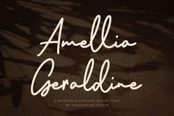 Amellia Geraldine Font