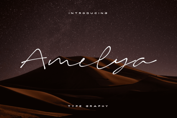 Amelya Font Poster 1