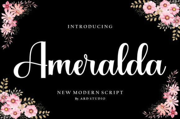 Ameralda Font Poster 1