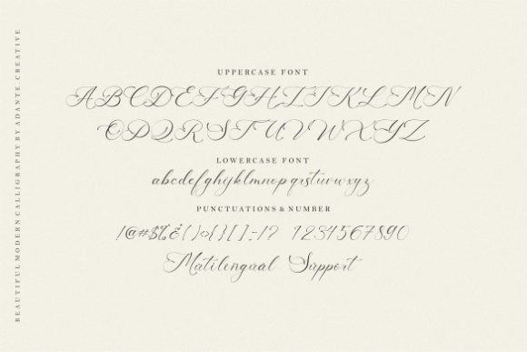 America Calligraphy Font Poster 8