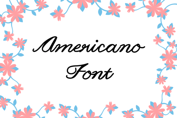 Americano Font Poster 1