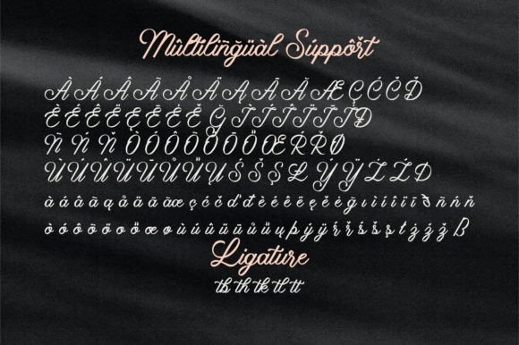 Ametha Louring Font Poster 9