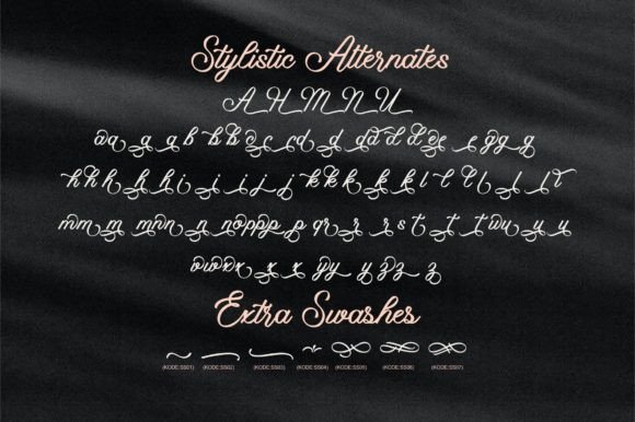 Ametha Louring Font Poster 10
