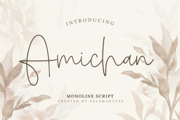 Amichan Font Poster 1