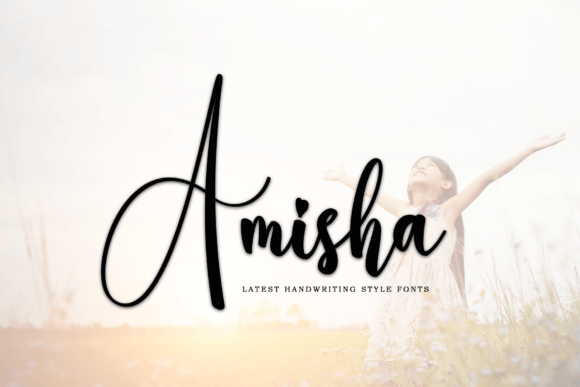Amisha Font Poster 1