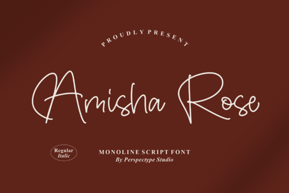 Amisha Rose Font Poster 1
