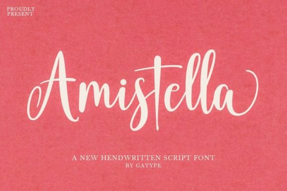 Amistella Font Poster 1