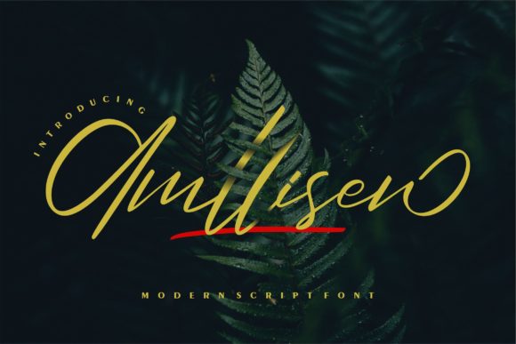 Amllisen Font Poster 1