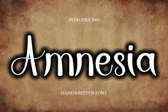 Amnesia Font Poster 1